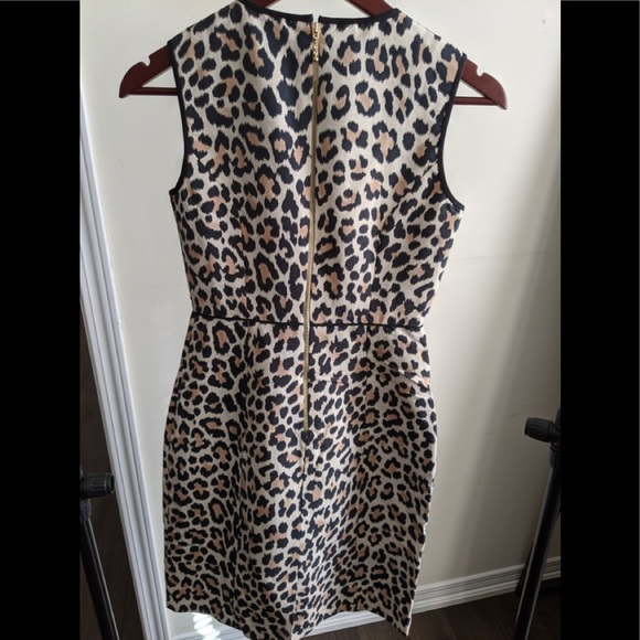 Kate Spade Autumn Leopard Domino Sheath Dress - Picture 2 of 2